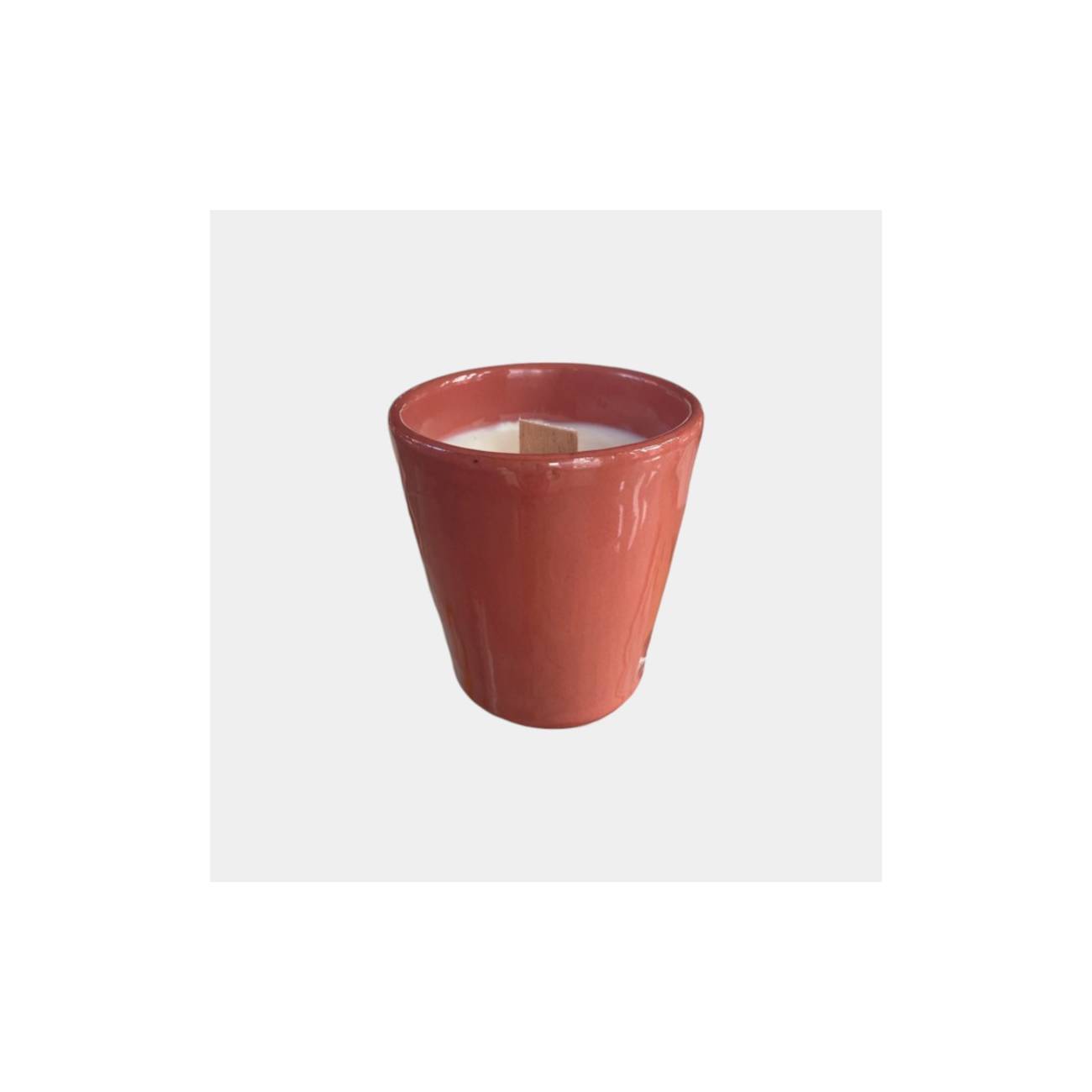 Bougie parfumée Bois de Rose pot A Fleur de Peau rose Blush